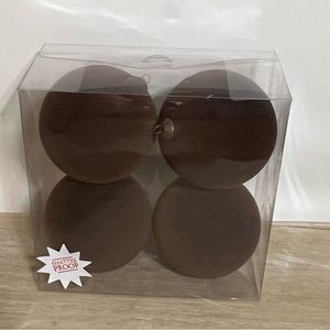 Hobby Lobby Velvet Ornament Dark Brown